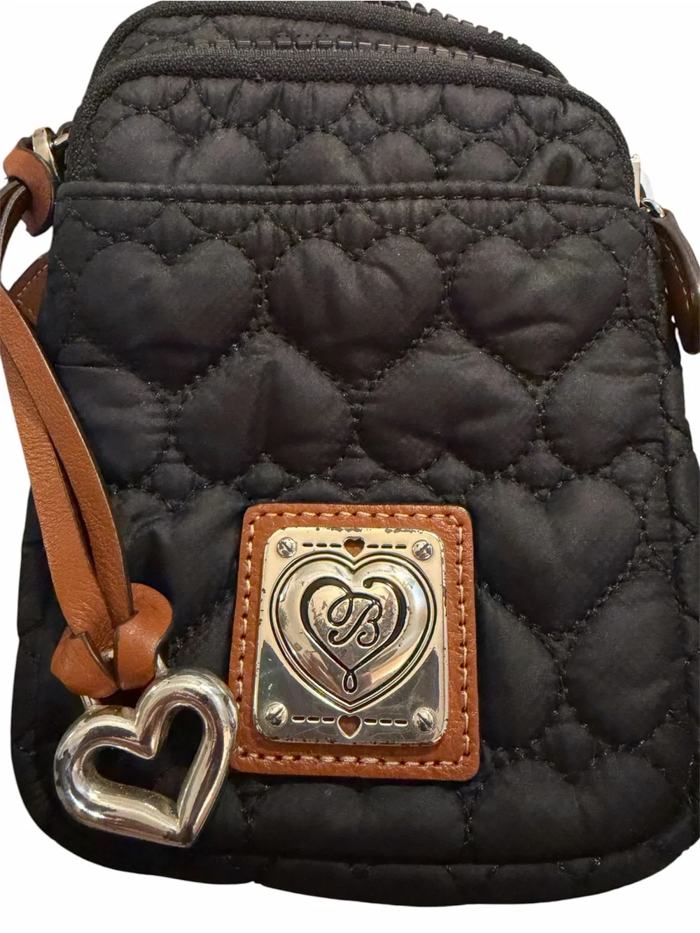 Brighton Black Kora Mini Utility Bag w/ Dust Bag